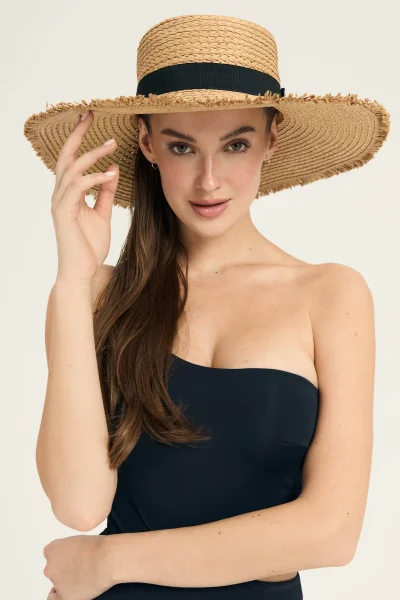 Letní klobouk Napoli - Písková