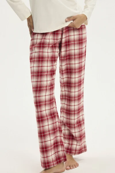 CRE Dámské pyžamo Chrismis - Krémová