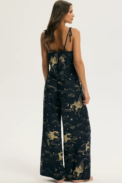 Dámské pyžamo Crispella - Tmavě modrá