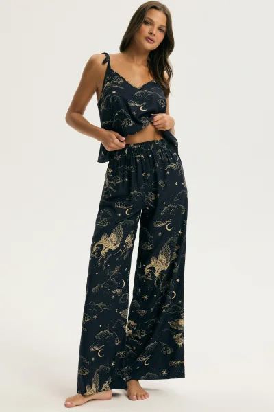 Dámské pyžamo Crispella - Tmavě modrá