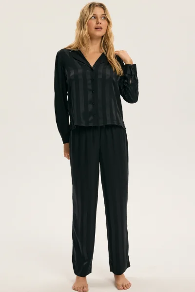 Dámské pyžamo Cuneo - Černá