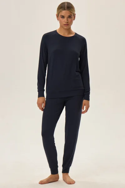 Dámské pyžamo Jill - Tmavě šedá