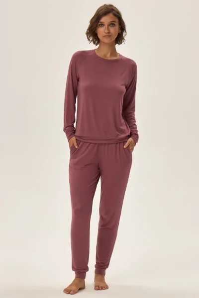 Dámské pyžamo Jill - Fialovo-růžová