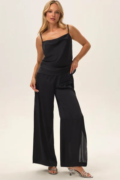 Dámské pyžamo Jayla - Tmavě šedá