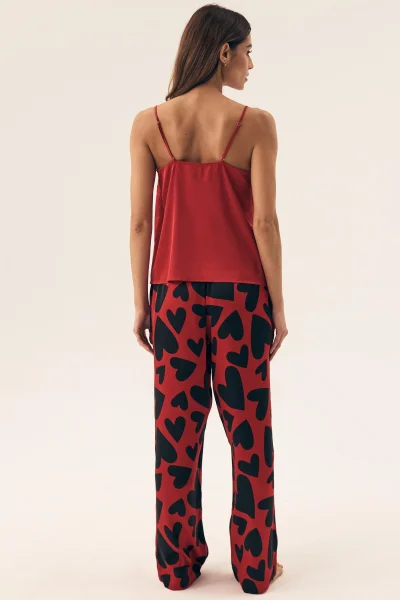 Dámské pyžamo Jenya - Červená