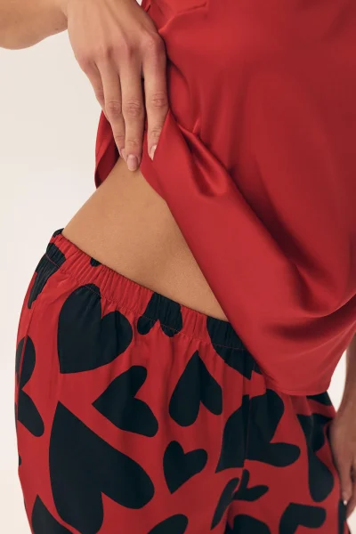 Dámské pyžamo Jenya - Červená