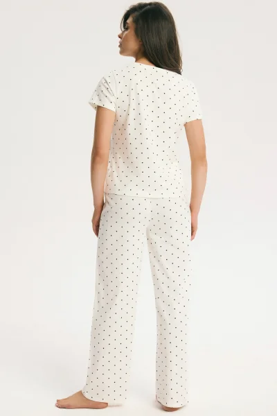 Dámské pyžamo Macchiato - Béžová