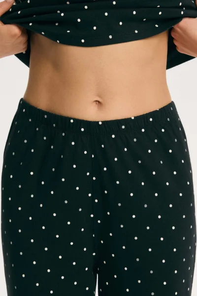 Dámské pyžamo Macchiato - Černá