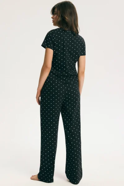 Dámské pyžamo Macchiato - Černá