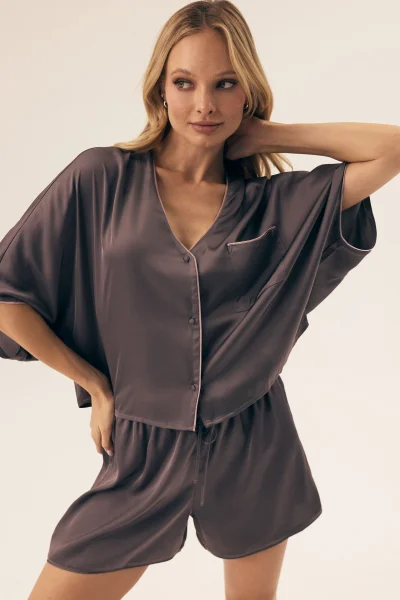 Dámské pyžamo Dill - Šedá