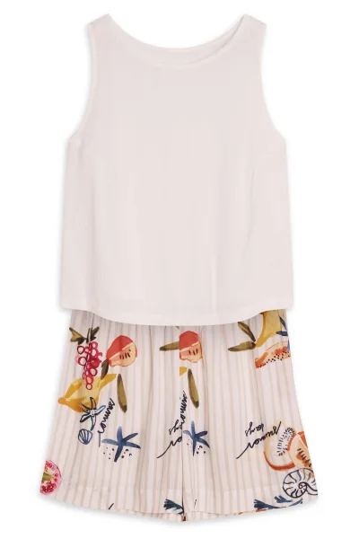 Dámské pyžamo Ritu - Krémová