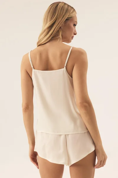 Dámské pyžamo Rhone - Krémová