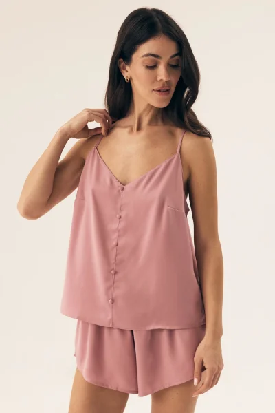 Dámské pyžamo Rhone - Starorůžová