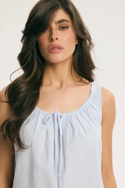 Dámské pyžamo Plumetta - Světle modrá