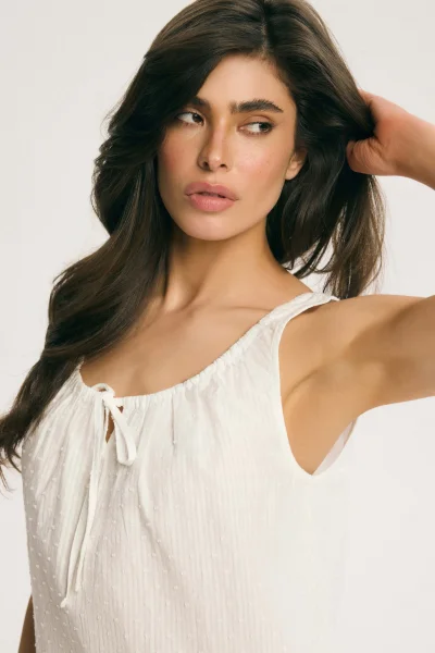 Dámské pyžamo Plumetta - Bílá