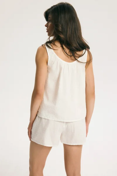 Dámské pyžamo Plumetta - Bílá