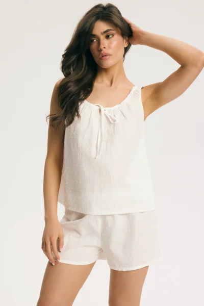 Dámské pyžamo Plumetta - Bílá