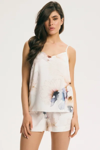 Dámské pyžamo Delightful - viskóza - Krémová