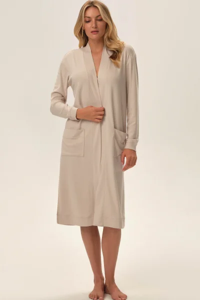 Dámský župan Joyland - Světle béžová