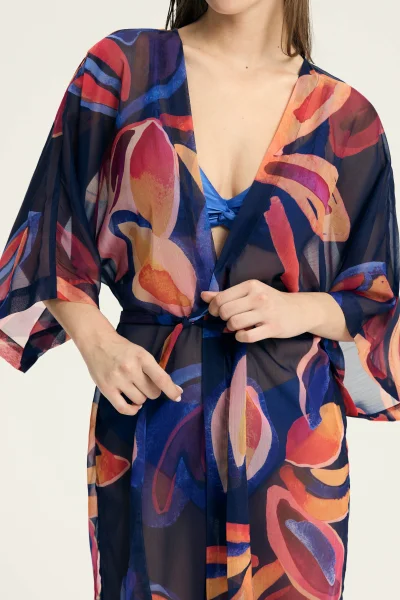 Dámské kimono Papaya - Tmavě modrá