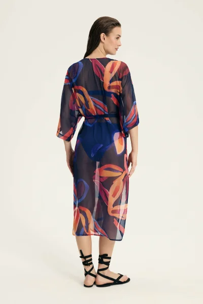 Dámské kimono Papaya - Tmavě modrá