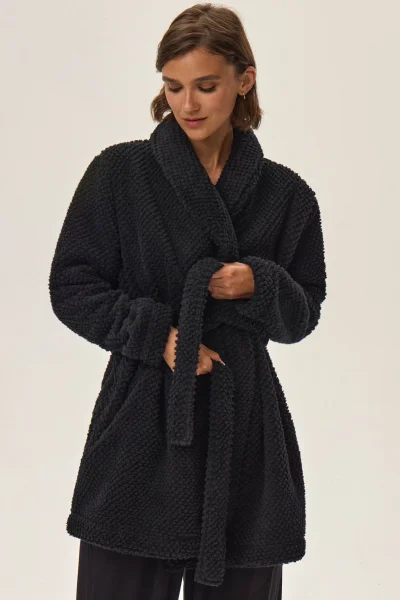 Dámský župan Jamie - Černá