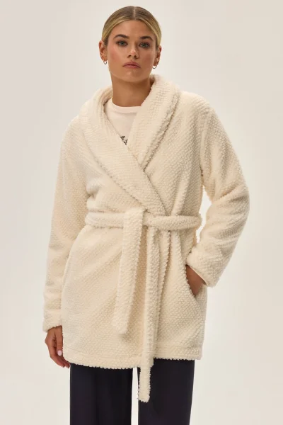 Dámský župan Jamie - Krémová