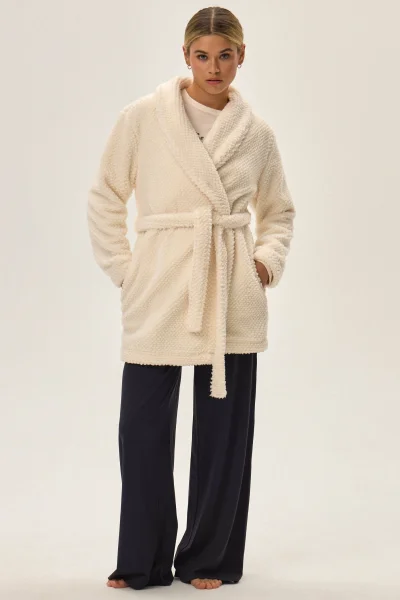 Dámský župan Jamie - Krémová
