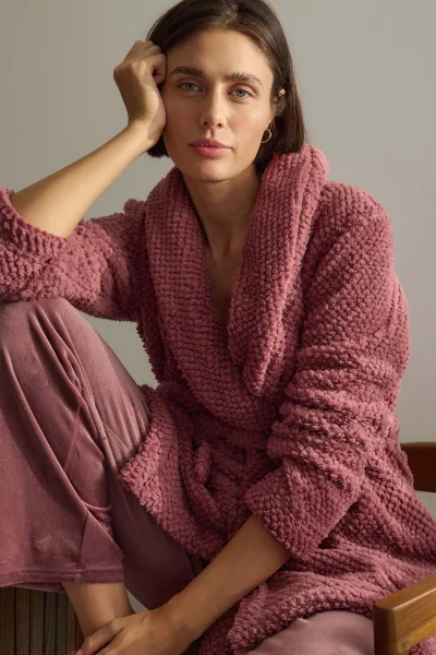 Dámský župan Jamie - Fialová