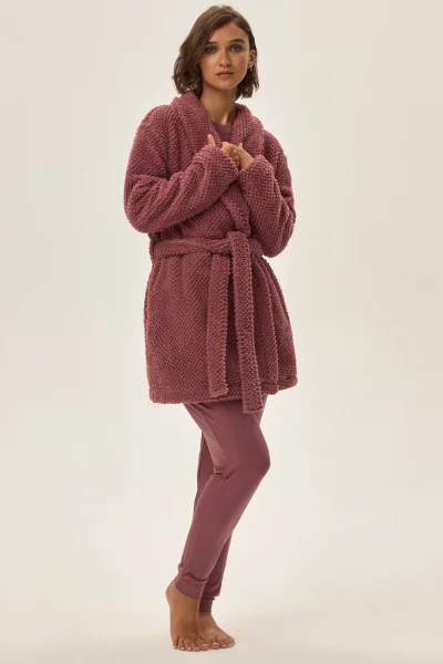 Dámský župan Jamie - Fialová