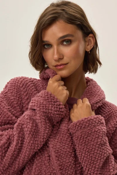 Dámský župan Jamie - Fialová