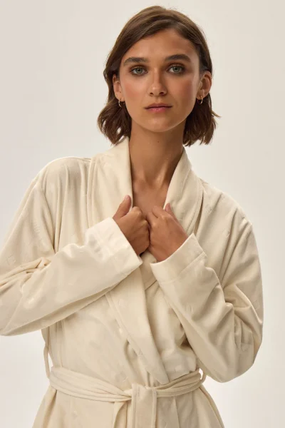 Dámský župan Jamala - Krémová