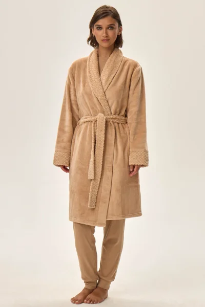 Dámský župan Jolanda - Béžová