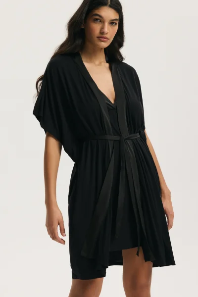 Dámský župan Onyx - Černá