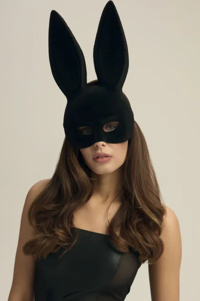 Sexy maska Wabit - Černá