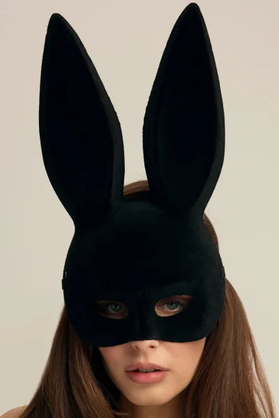 Sexy maska Wabit - Černá