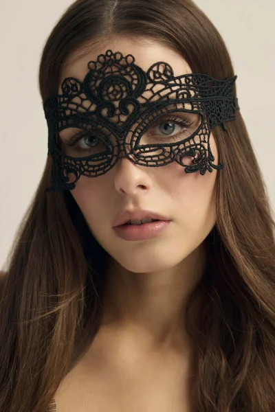 Sexy maska Romance - Černá