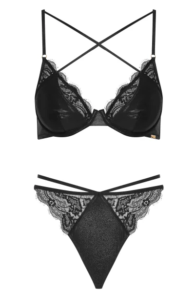 Sexy komplet Wea - 2 dílný - Černá