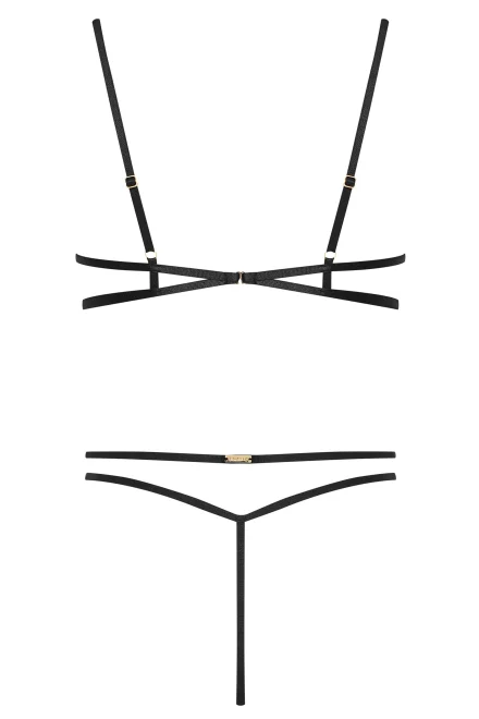 Sexy komplet Wea - 2 dílný - Černá