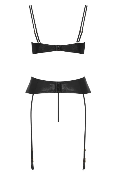 Sexy komplet Wasp - 3 dílný - Černá
