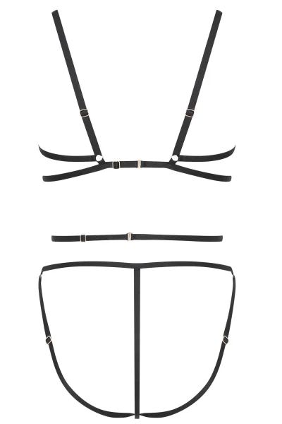 Sexy postroj Honour - Černá