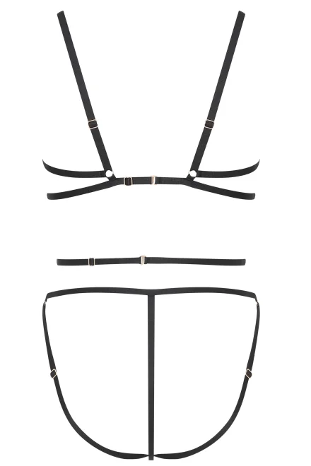 Sexy postroj Honour - Černá