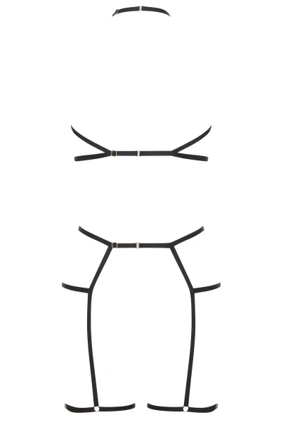 Sexy postroj Hot - Černá