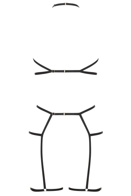 Sexy postroj Hot - Černá