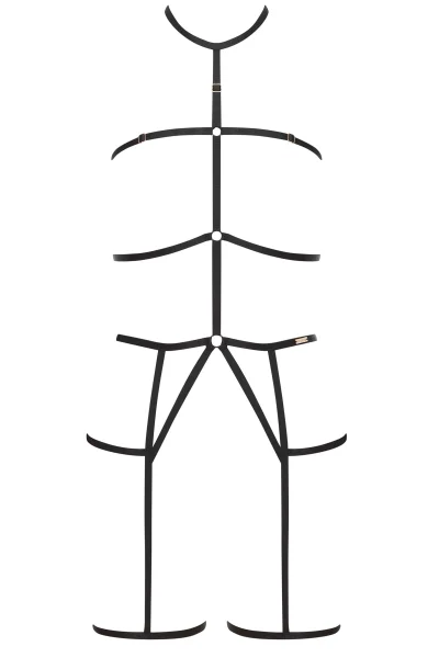 Sexy postroj Hot - Černá