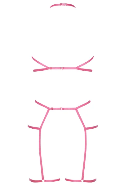 Sexy postroj Hot - Růžová