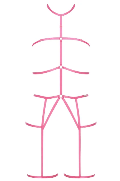 Sexy postroj Hot - Růžová