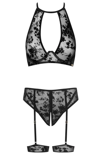 Sexy komplet Zacco - 2 dílný - Černá