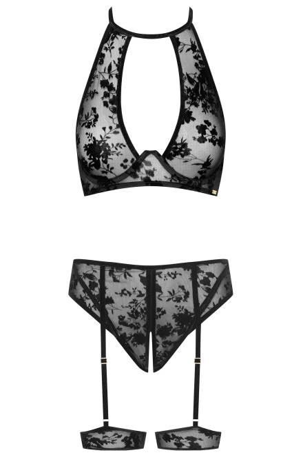 Sexy komplet Zacco - 2 dílný - Černá