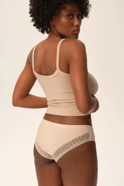 2 PACK kalhotky Parisa - Černo-béžová